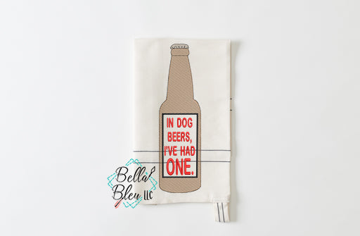 In dog beers I have had one Saying Machine Embroidery Design
