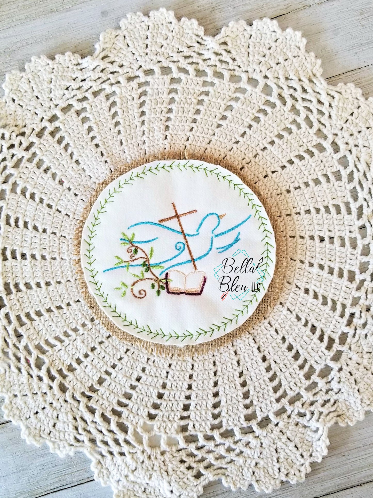 Easter Blessings Dove with Cross