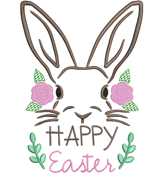Happy Easter Bunny Sketchy design