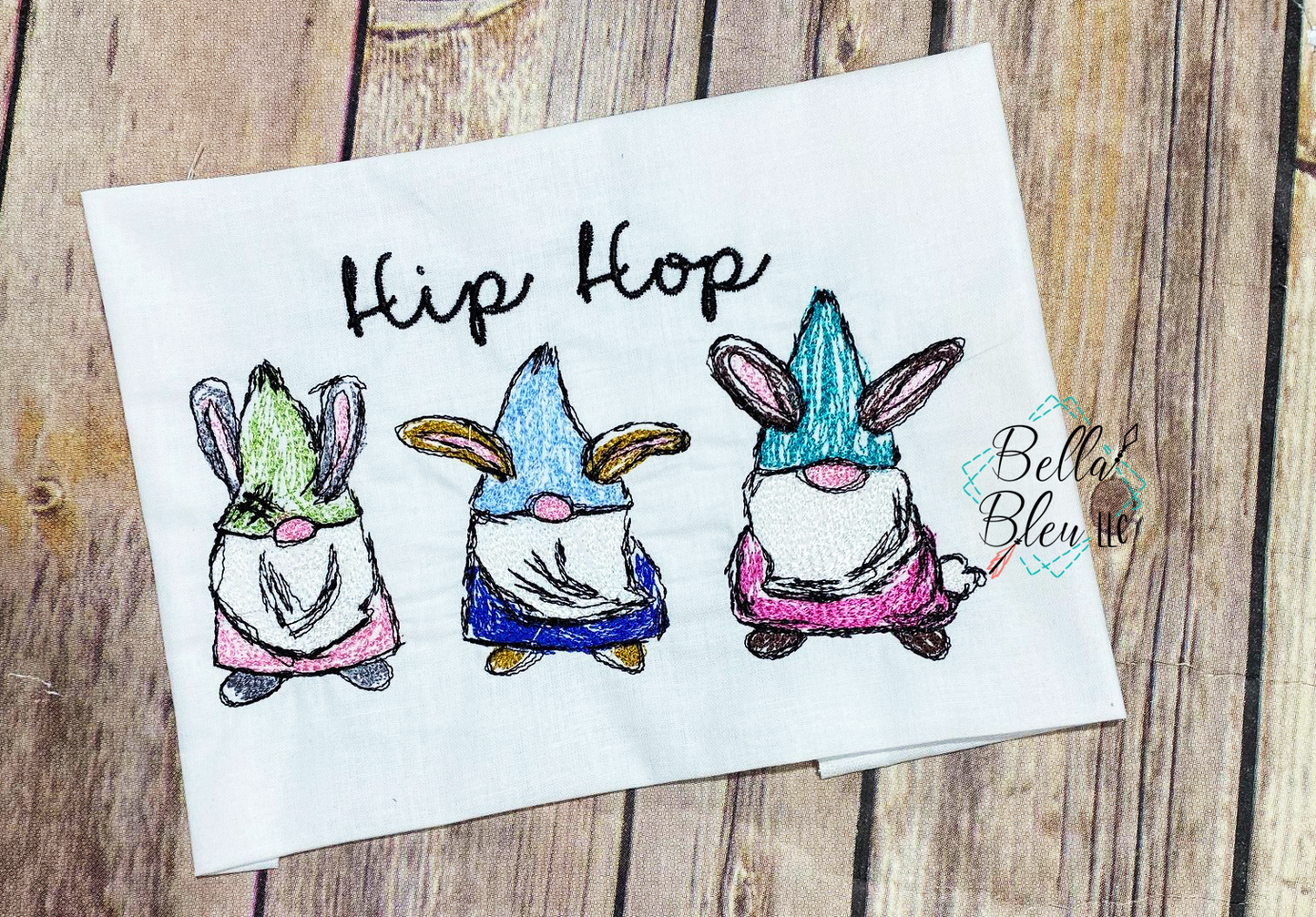 Easter Bunny Gnome Scribble