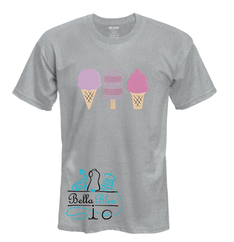 Ice Cream Trio Sketchy design