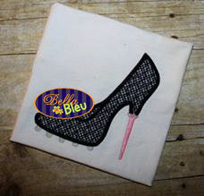 Sexy Golf Stiletto Heels Applique Embroidery Designs Design Monogram
