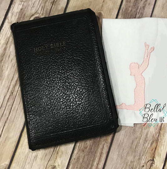 Lady Praying Fill Embroidery