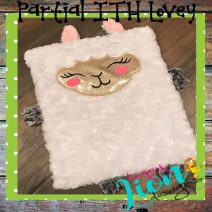 Llama Lovey Embroidery design