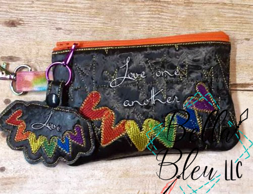In the Hoop Love Key Fob