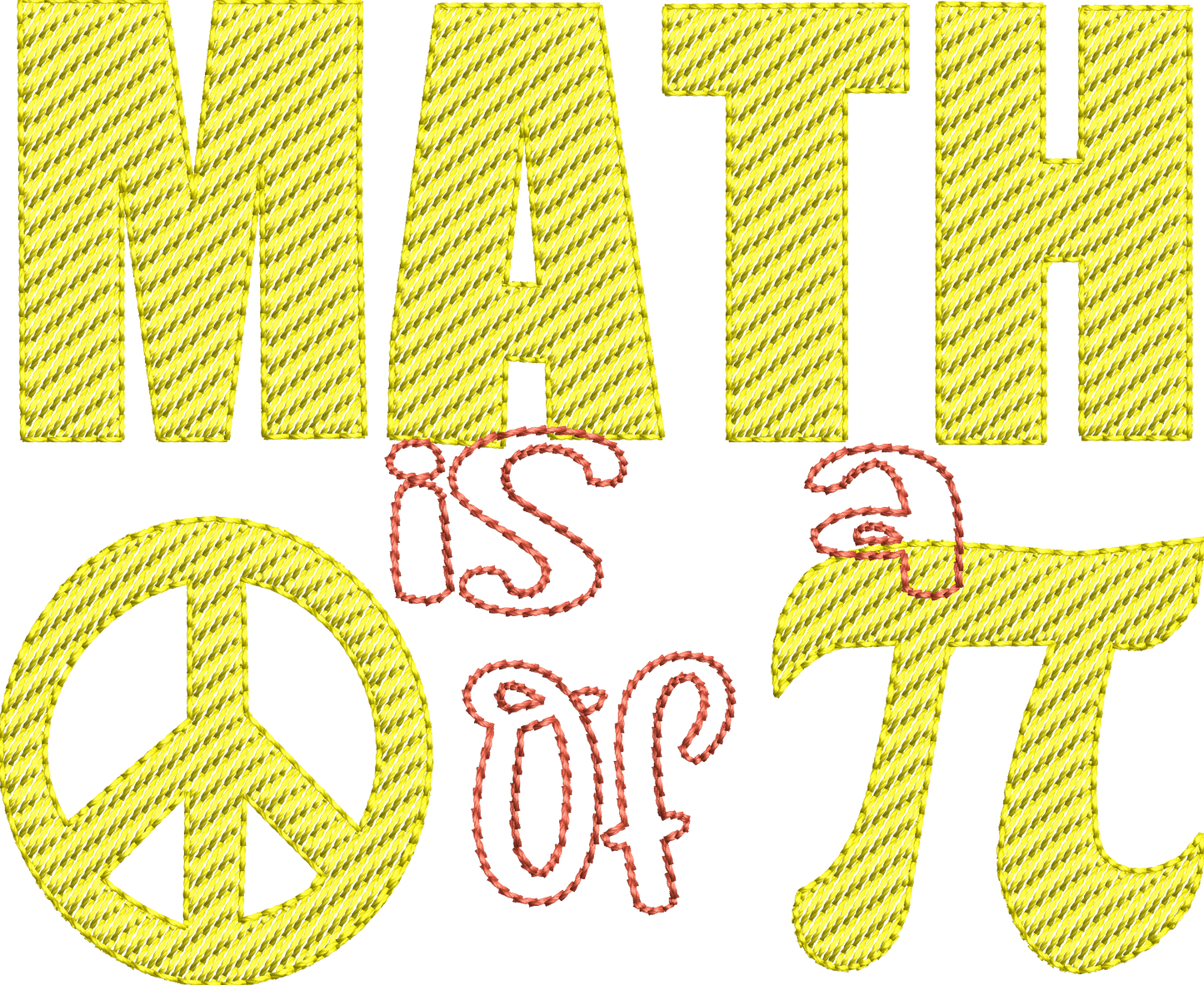 Math is a piece of PI sketchy