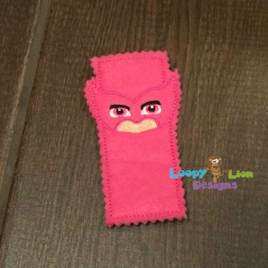 ITH Owl Girl Freezer Pop Popsicle Holder
