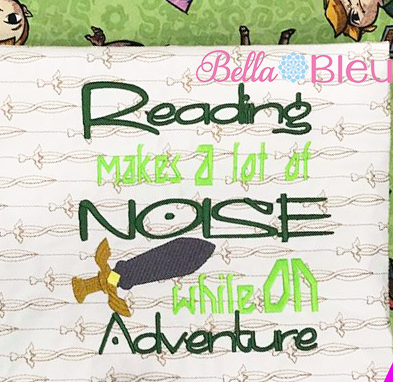 Inspired Zelda Reading makes a lot of Noise while on Adventure Saying MachineDesign 8x8