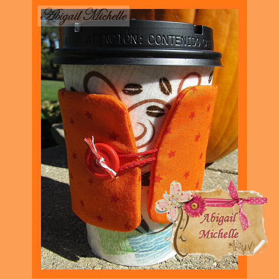 Coffee Cozy Fall Pumpkin ITH