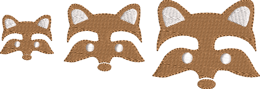 Raccoon Mini Design