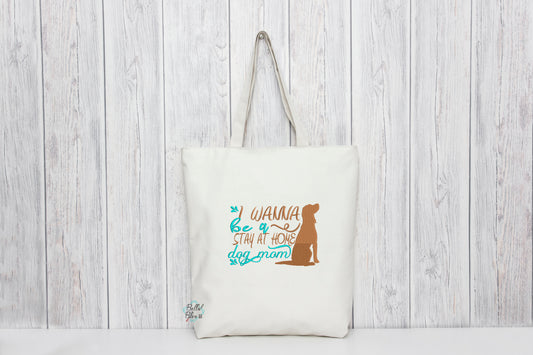I want to be a stay at home dog mom Rescue machine Embroidery design