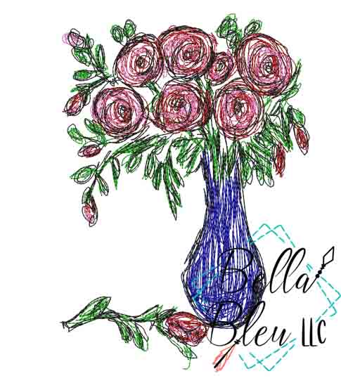 Rose 10 Scribble