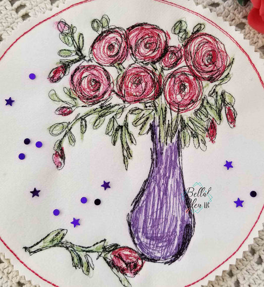 Rose 10 Scribble