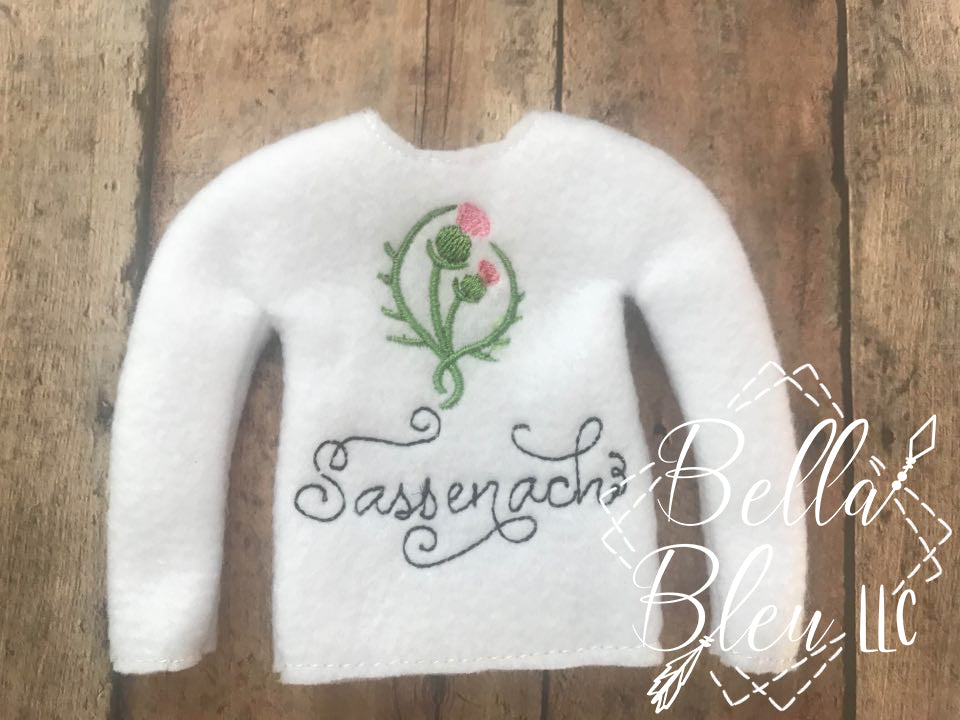 Inspired Outlander Sassenach ITH Elf Sweater Shirt