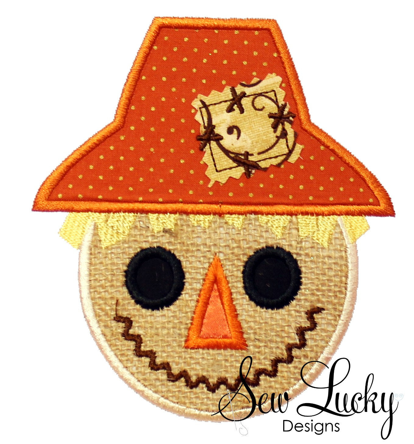 Fall Scarecrow Applique