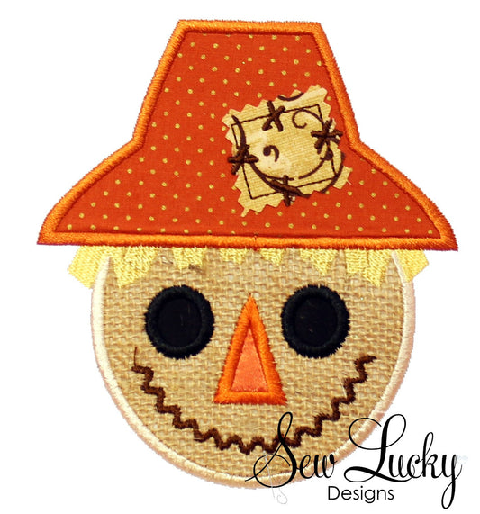 Fall Scarecrow Applique