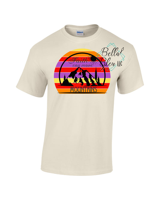 Faith can move Mountains religious Sublimation file