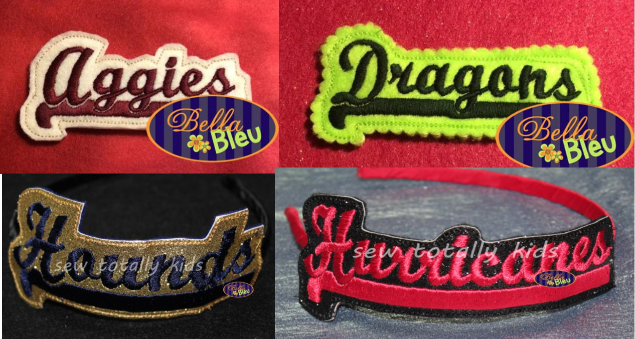 Retiring Lot of 48 Headband Sliders Mascots