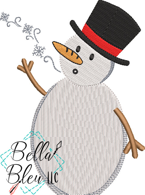 Snowman blowing Kisses