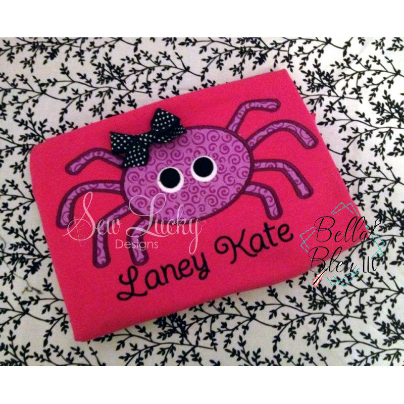 Spider Halloween Applique