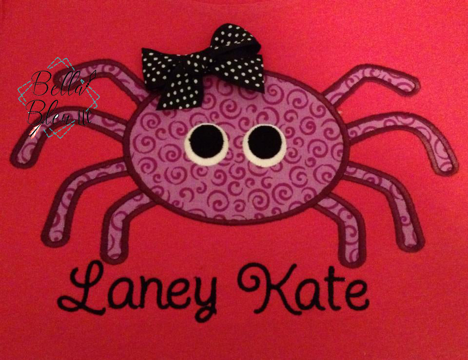 Spider Halloween Applique