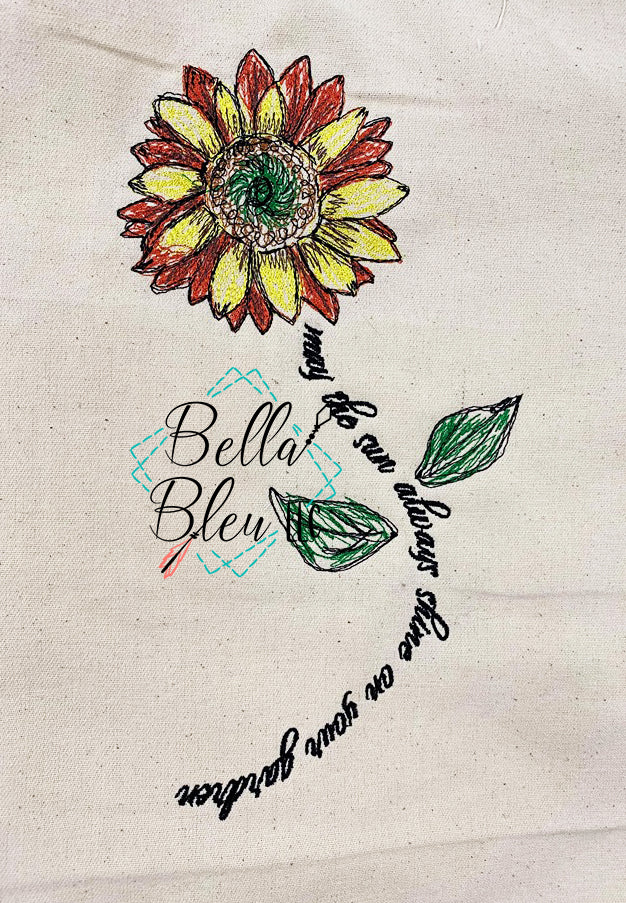 Sketchy Sunflower Sunshine Flower