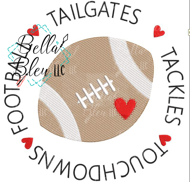 Tailgate & Touchdown Football Sketchy