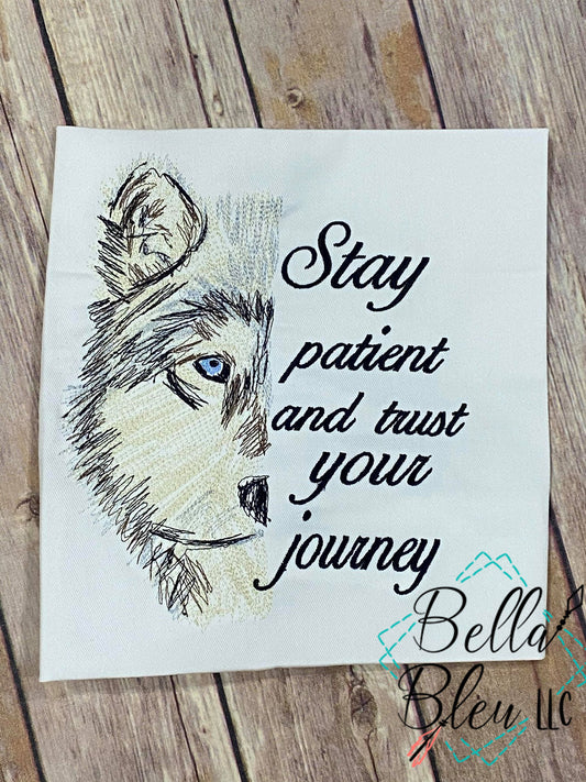 Wolf Journey Scribble Sketchy